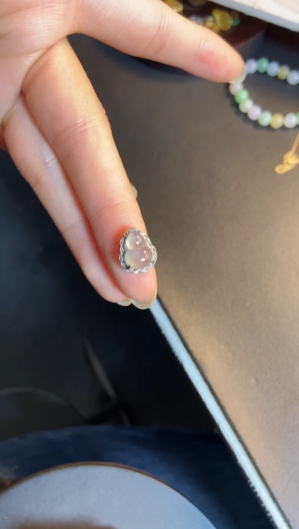 吊坠(不含链)银S925镶嵌翡翠1