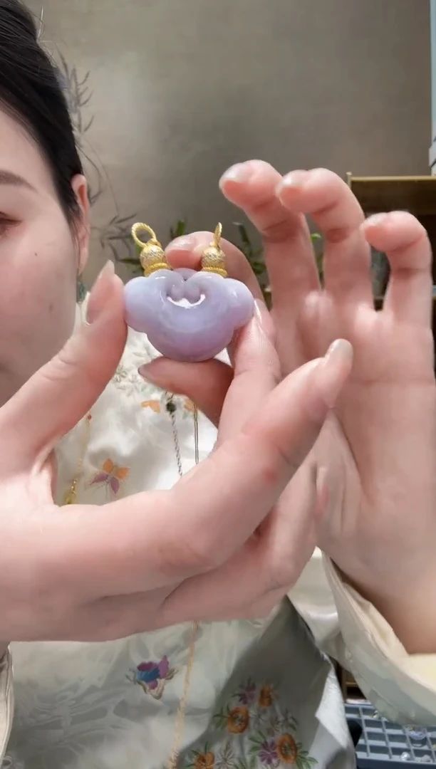 【闪购商品】翡翠耳饰未镶嵌吊坠