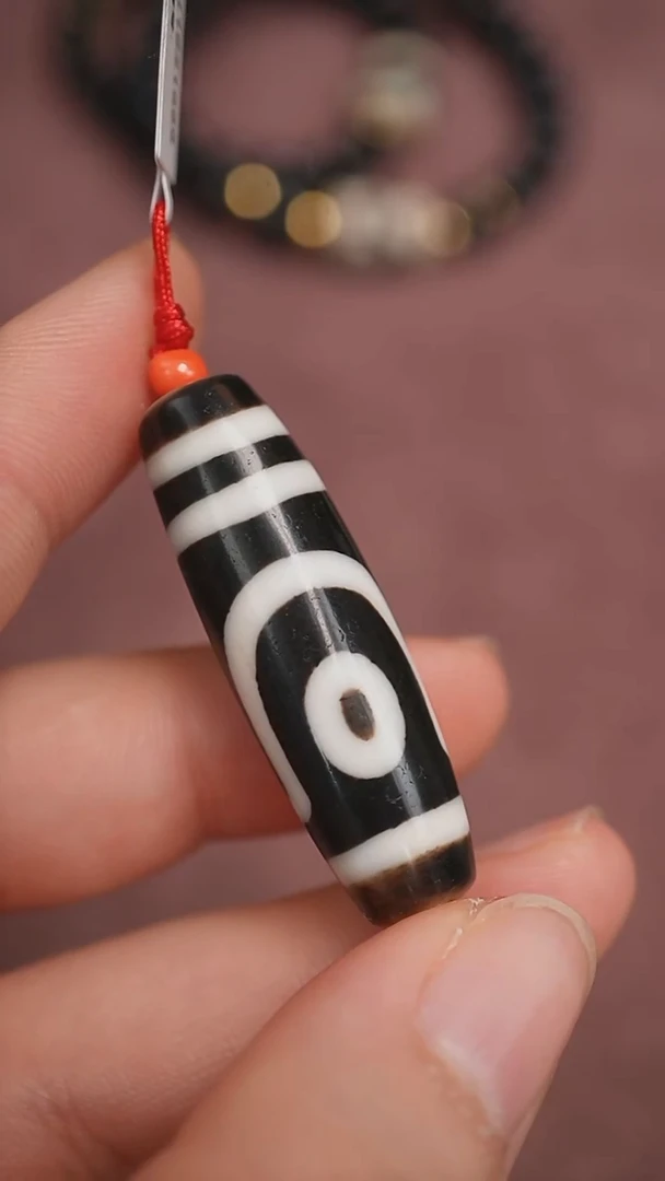 未镶嵌颈饰玛瑙/玉髓蚀花玛瑙珠定制编绳