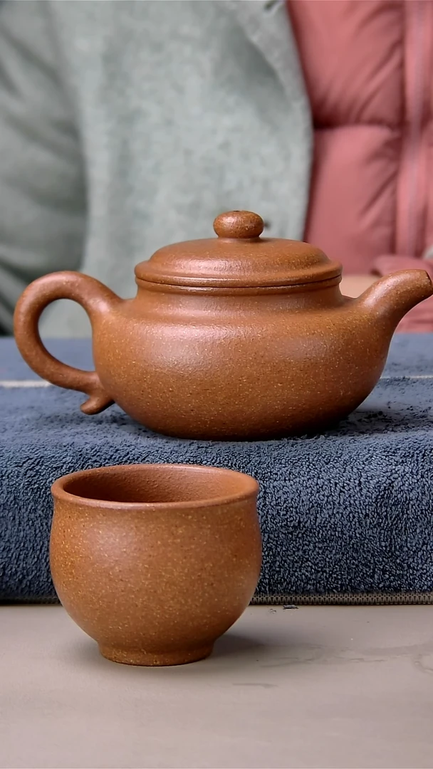 【闪购商品】清水泥茶壶230/240仿古红降坡