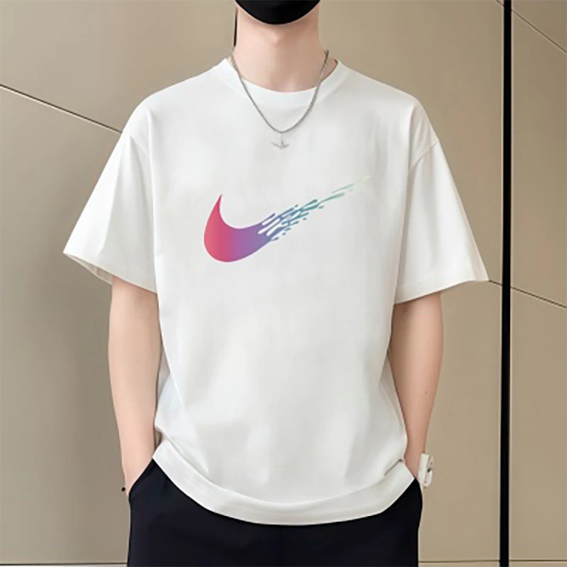 奥莱正品丨100%纯棉 | 夏季新款重磅纯棉短袖情侣休闲宽松透气T恤