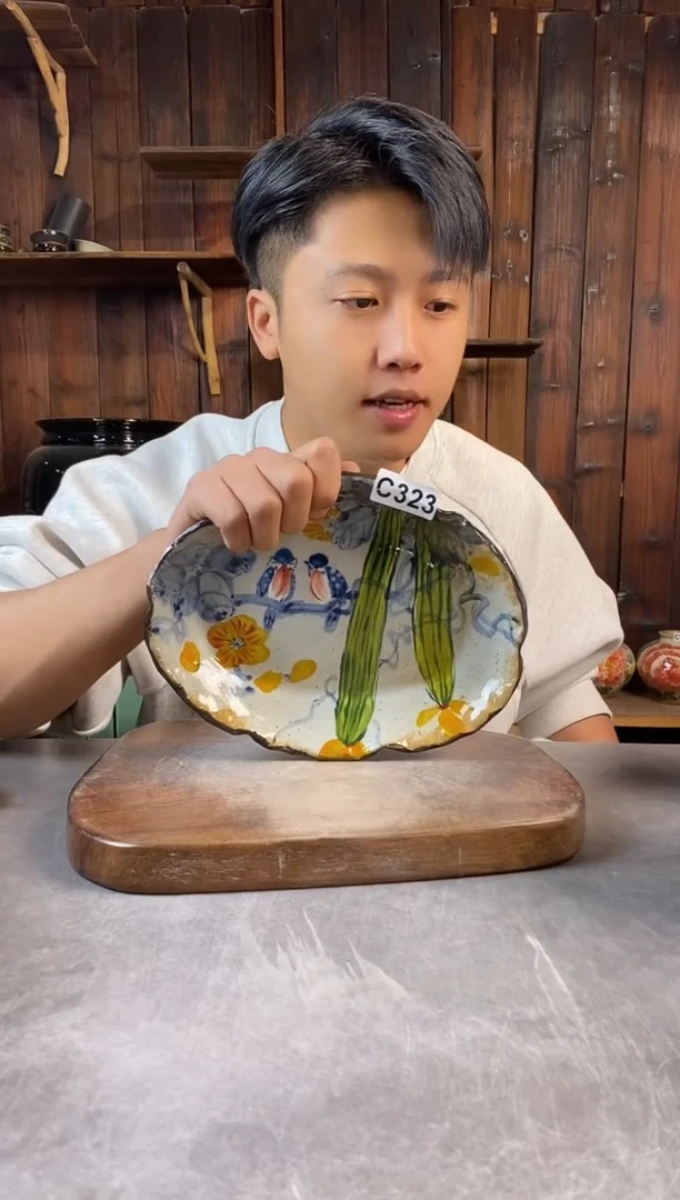 碗323，手工手绘，超值陶瓷！