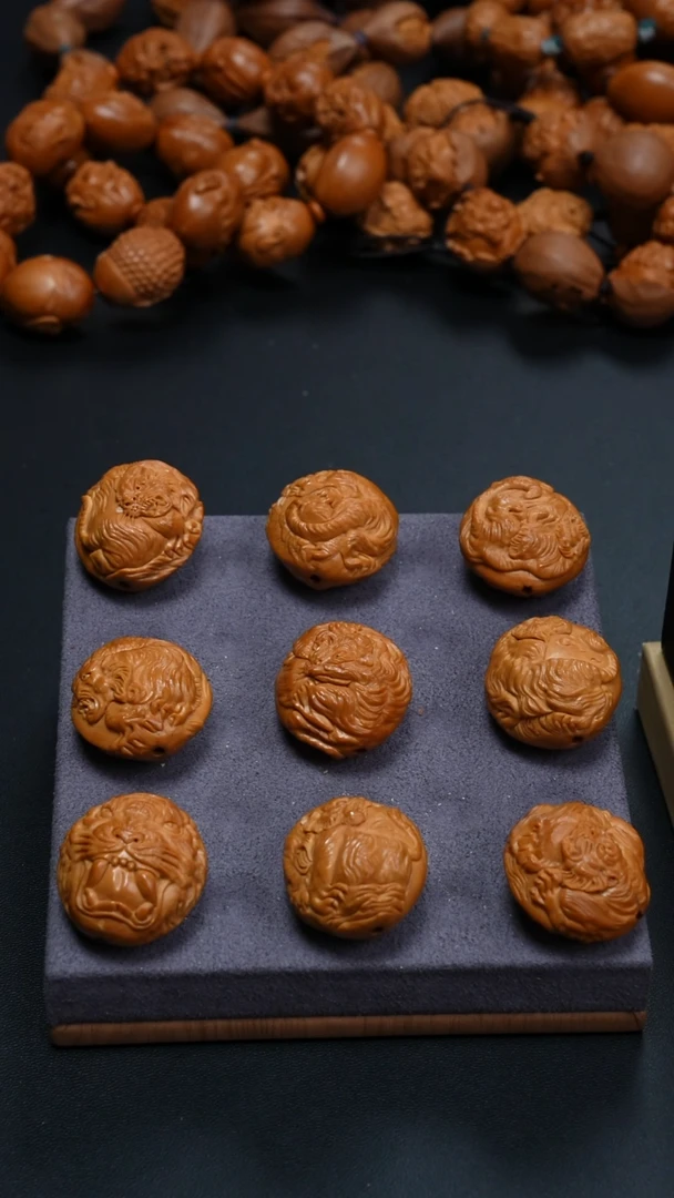 手串/手链橄榄核虎啸山林