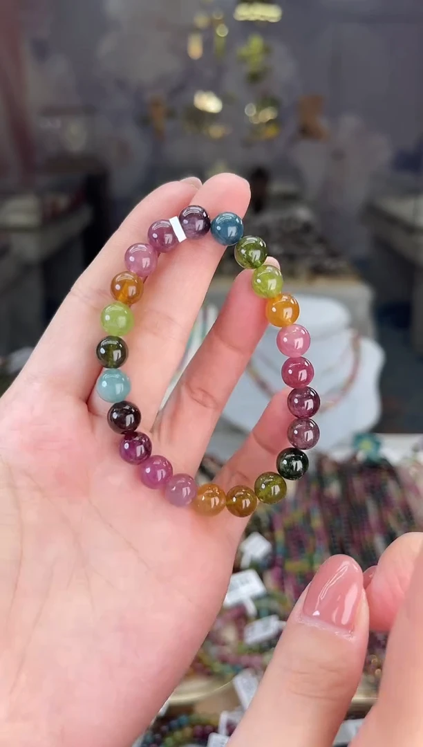 【闪购商品】碧玺/未镶嵌J8mm+碧玺单圈多样性发货