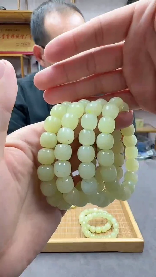 未镶嵌手链和田玉12点墨黄口多样性发货·拍一发一