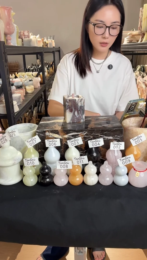 石材030宝紫香薰罐.已罐蜡