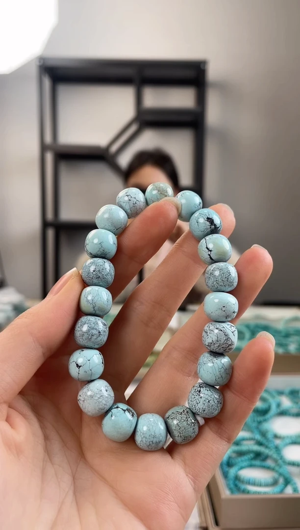 【闪购商品】绿松石珠宝奇石未镶嵌11+mm