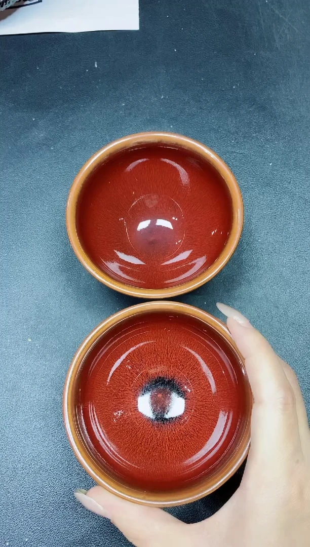 茶盏131两只微瑕