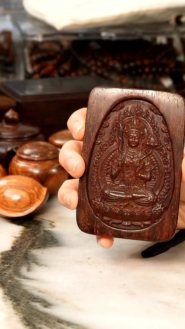 小叶紫檀印度老料文殊菩萨