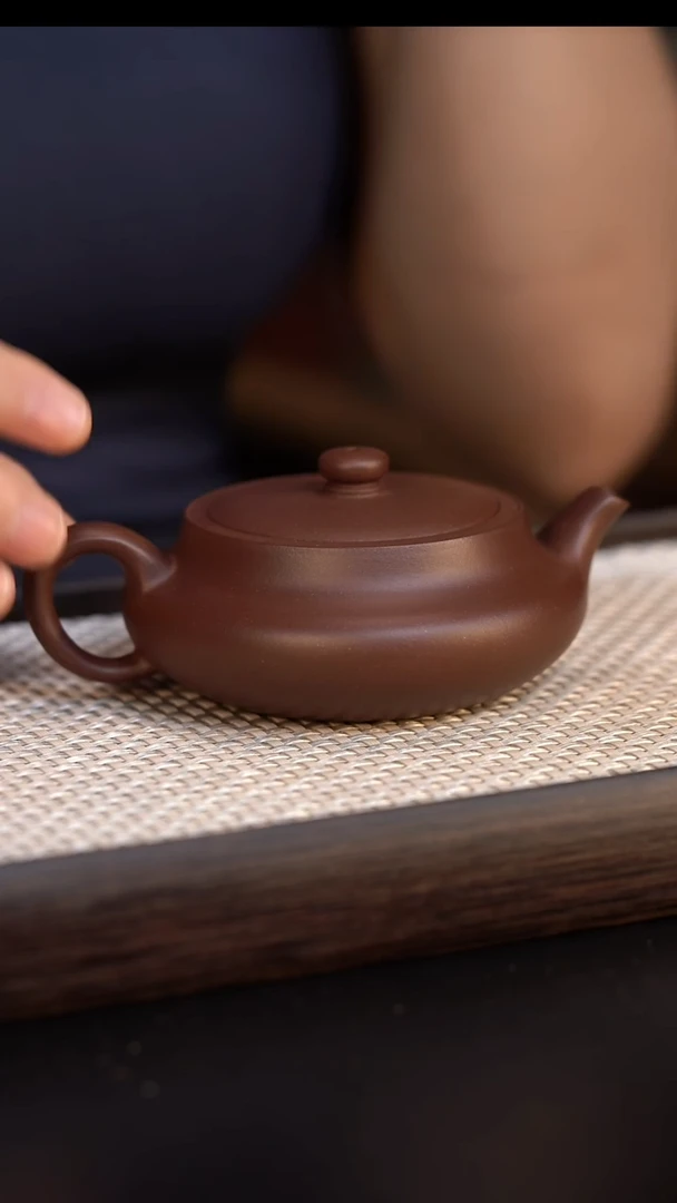 茶壶紫砂宜兴原矿紫砂 原矿紫泥金砂