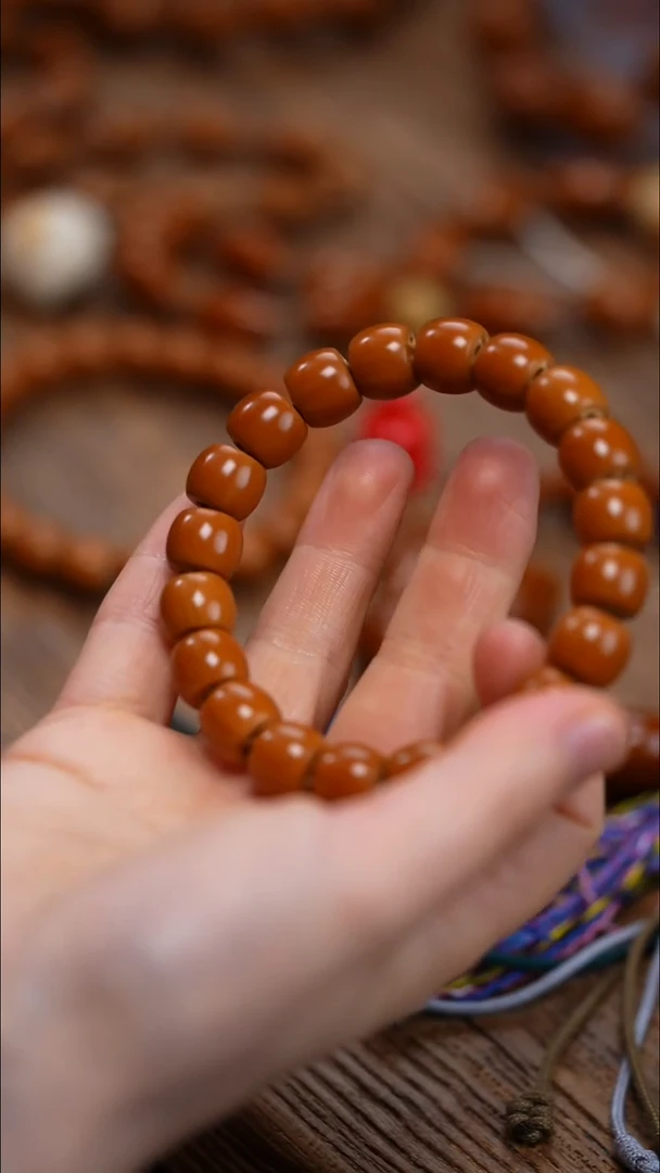 手串/手链橄榄核12.5mm 核中断