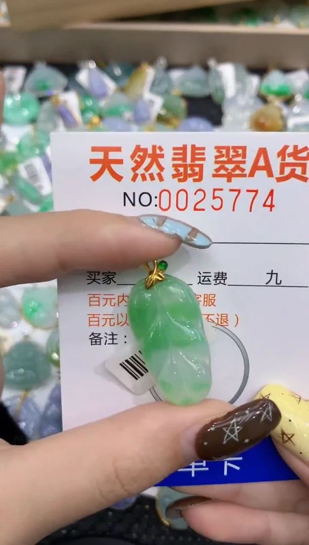【闪购商品】翡翠颈饰18K金镶嵌11111111111111