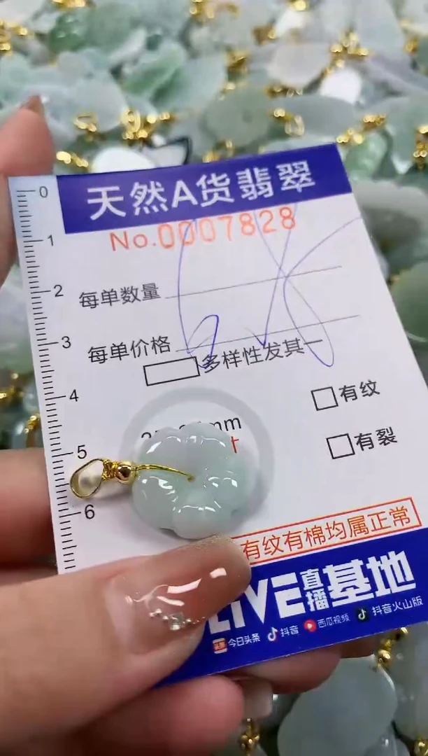 颈饰未镶嵌翡翠天然A货翡翠