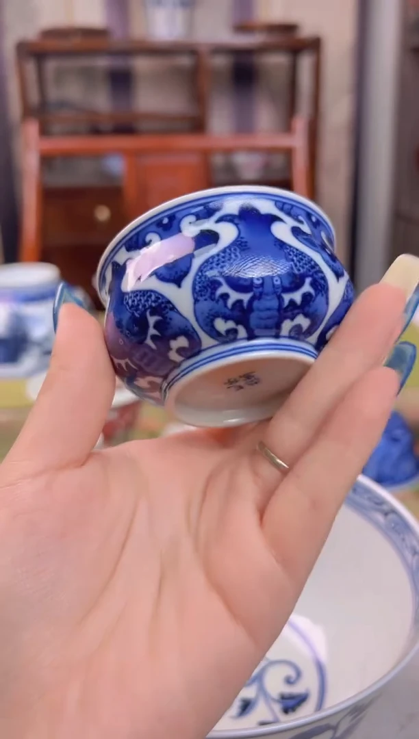 瓷片哦****事景德镇毛仔柴窑杯