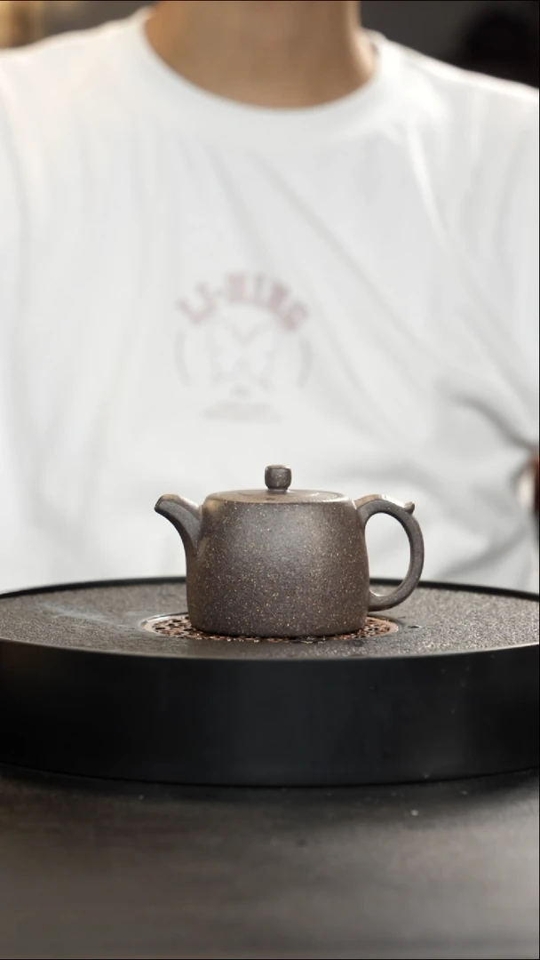 茶壶紫砂手工泥桃花高井栏大漏