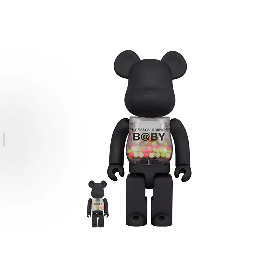 【山】bearbrick 积木熊 黑千秋 400%缺100%