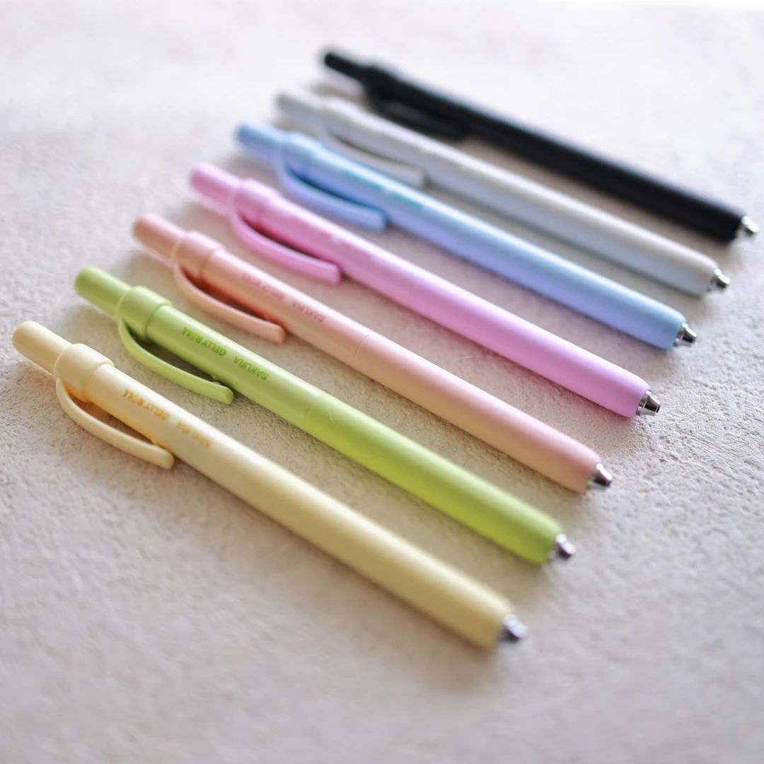 樱花嘟嘟笔灵动ST双珠按动中性笔学生考试专用速干签字笔 0.5mm