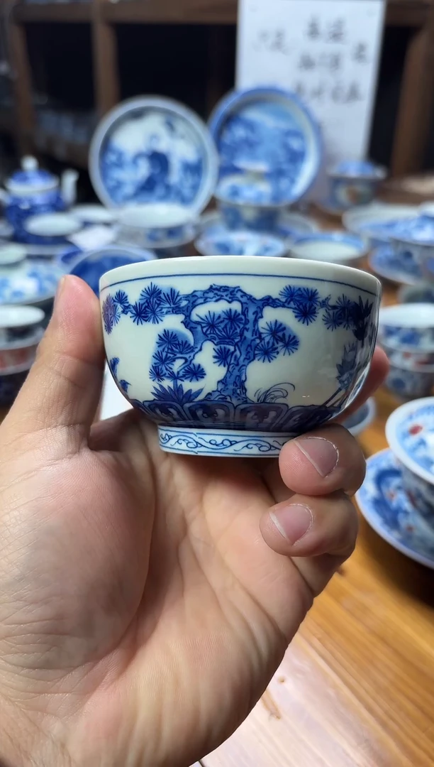 摆件陶瓷茶具茶杯