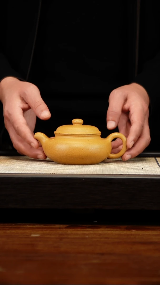 茶壶紫砂黄金段仿古