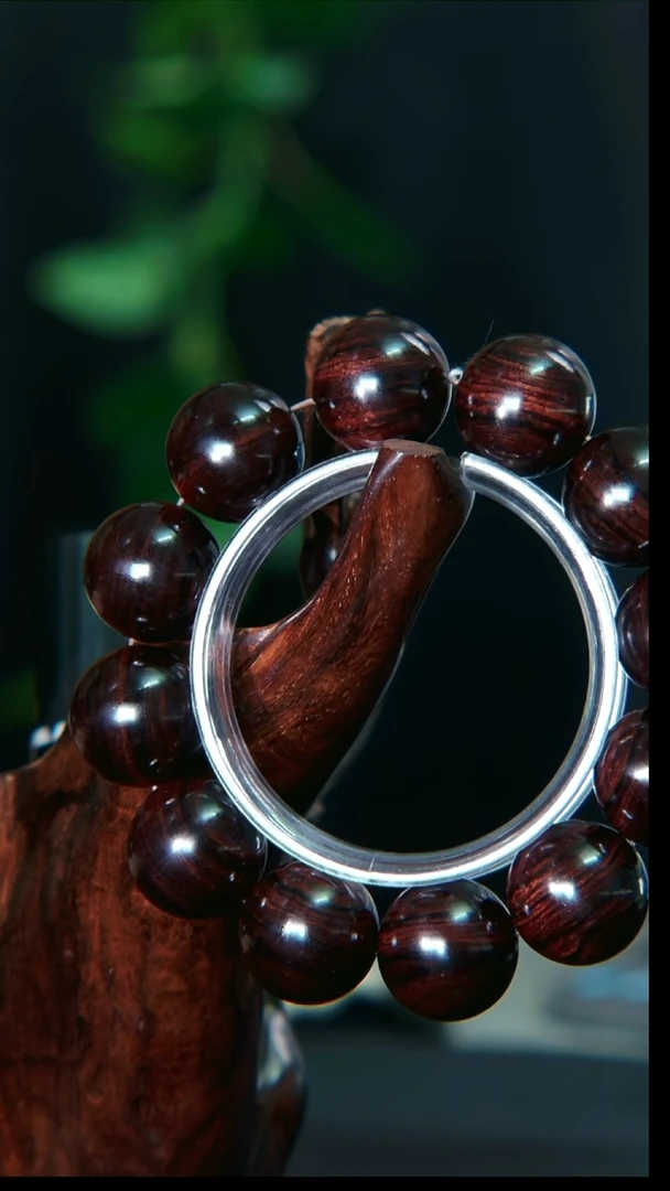 【闪购商品】黄花梨/降香黄檀手串/手链海南黄花梨紫油梨20