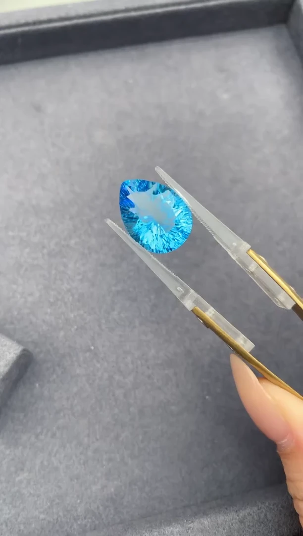 裸石托帕石12.9ct托帕石FD