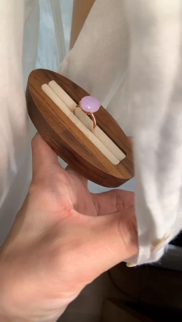 银S925镶嵌戒指翡翠戒指