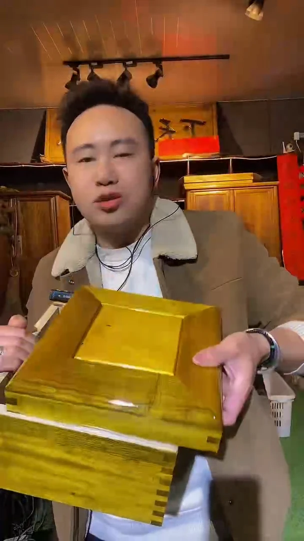 【闪购商品】金丝楠木艺金丝楠大茶箱