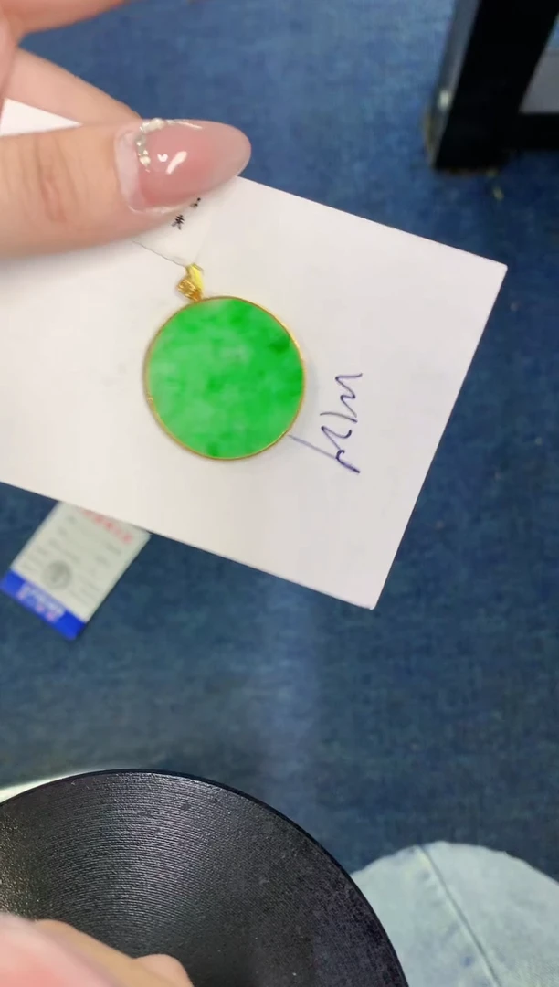 【闪购商品】翡翠颈饰18K金镶嵌000000000