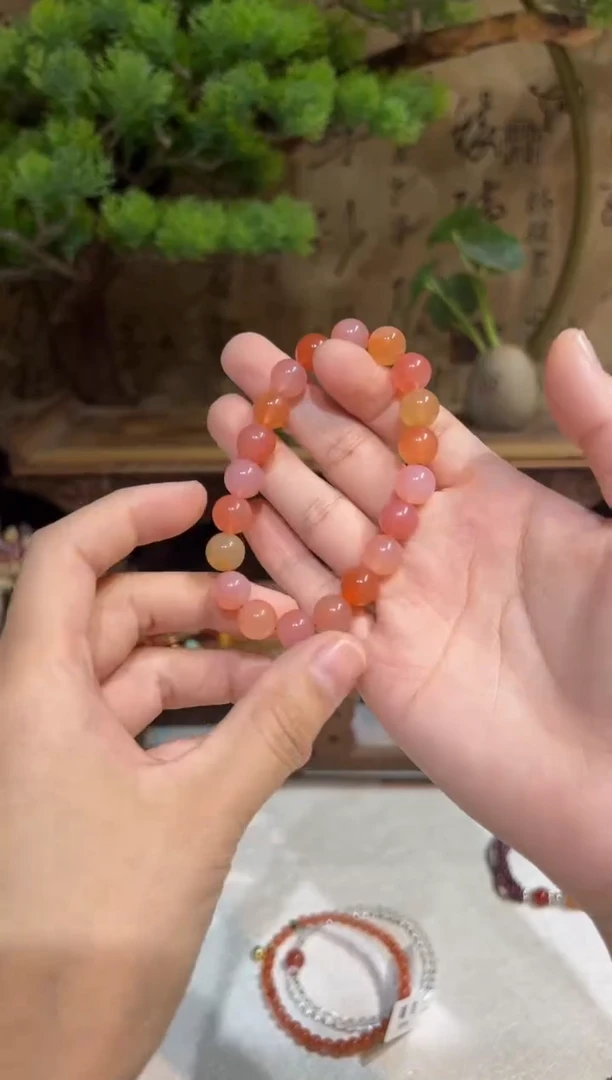 未镶嵌手链玛瑙/玉髓手饰@@