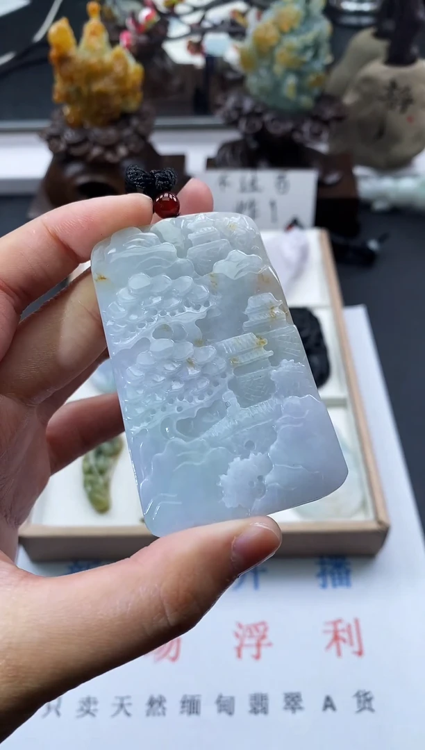 颈饰未镶嵌翡翠天然缅甸A货翡翠