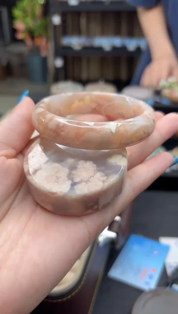 未镶嵌手镯石英质玉20(57圈赠送镯心)