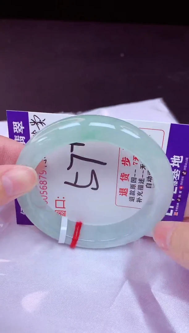 未镶嵌手镯翡翠57（48小时鉴赏期 ）