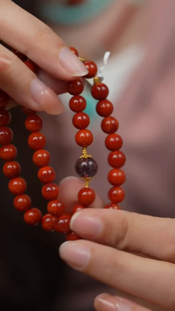 未镶嵌X105（多样性发一件）南红玛瑙多圈