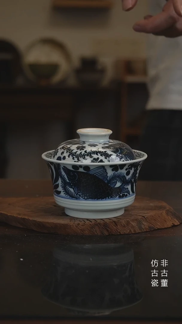 景德镇手工手绘陶瓷微瑕