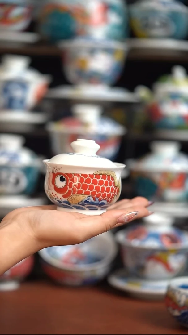 瓷片昨明盖碗（福利价格）