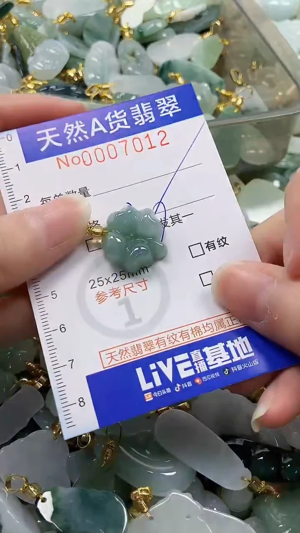 颈饰未镶嵌翡翠纯天然a货翡翠