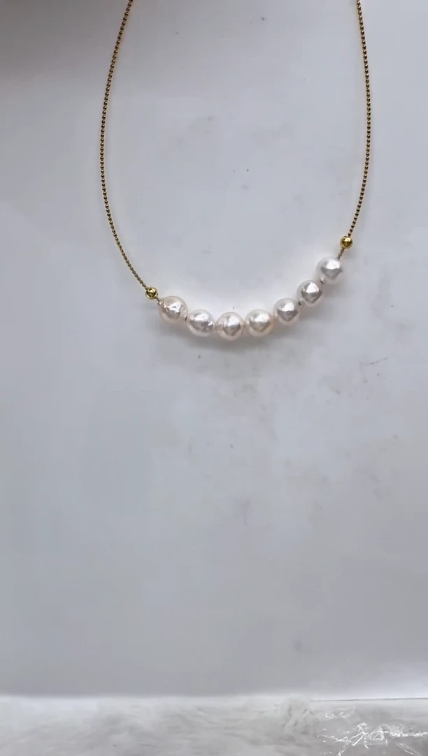 【闪购商品】海水珍珠颈饰银S925镶嵌清货