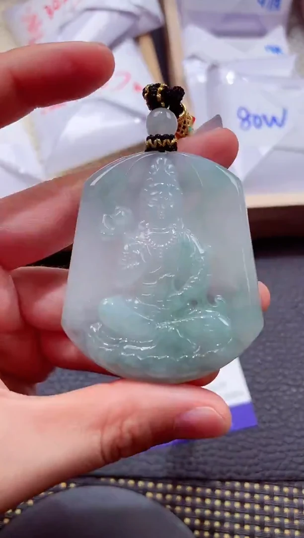 未镶嵌挂件翡翠000888