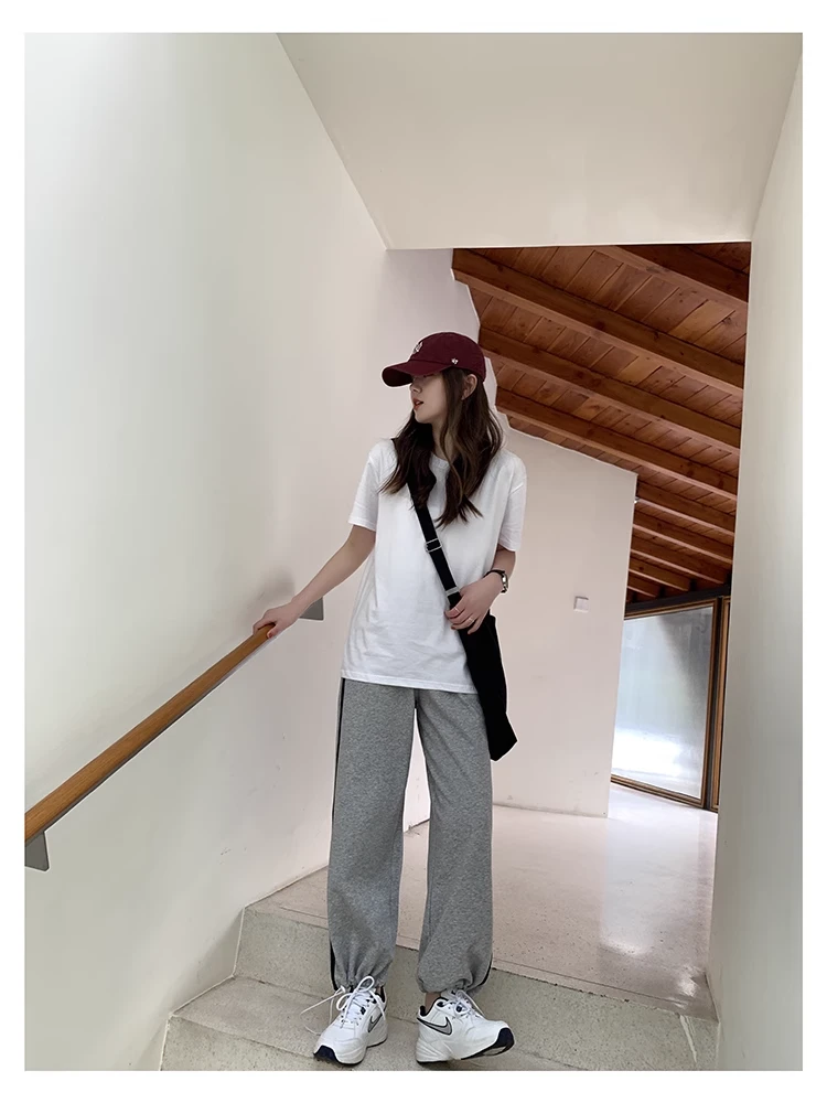 【100棉内搭】220g高克重 显瘦  短款 百搭 夏季 修身时尚T恤