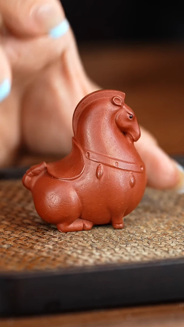 茶壶紫砂紫砂雕塑小茶宠小唐马