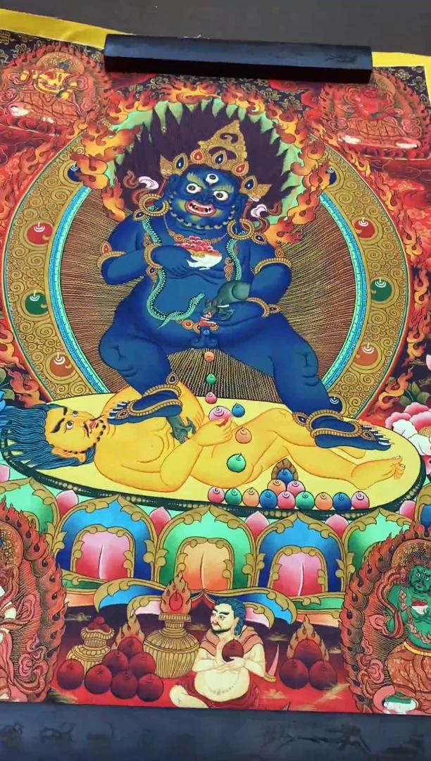 卷轴画精品挂饰 唐卡tk16174