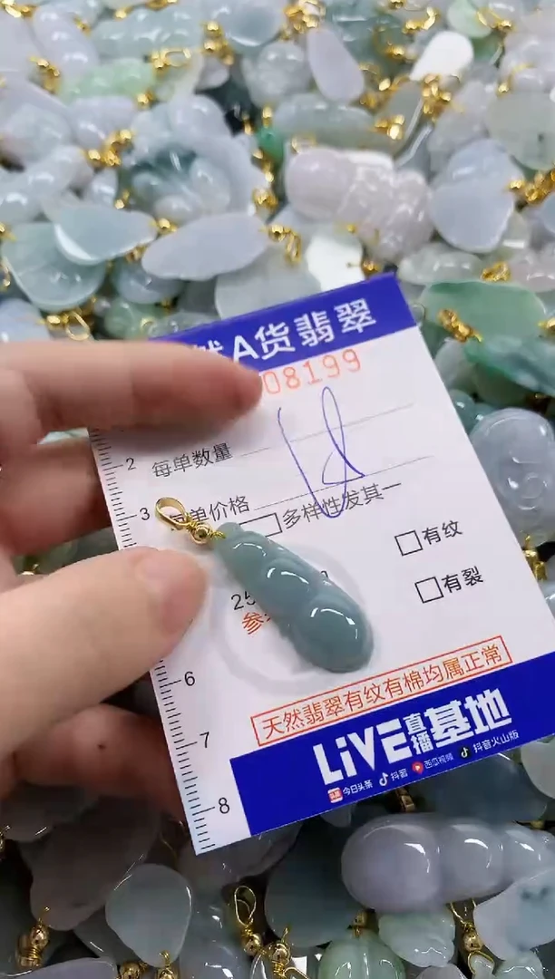颈饰未镶嵌翡翠天然A货翡翠