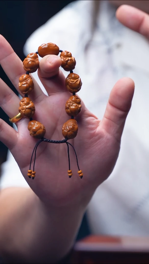 橄榄核手串/手链【八宝弥勒】