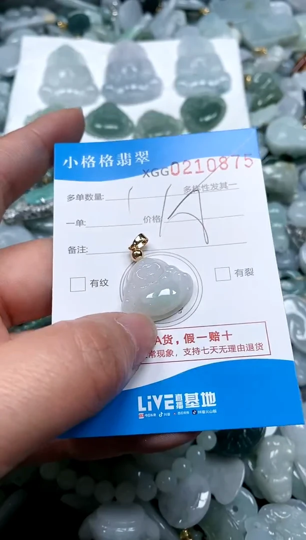 【闪购商品】翡翠颈饰未镶嵌闪购商品0210875