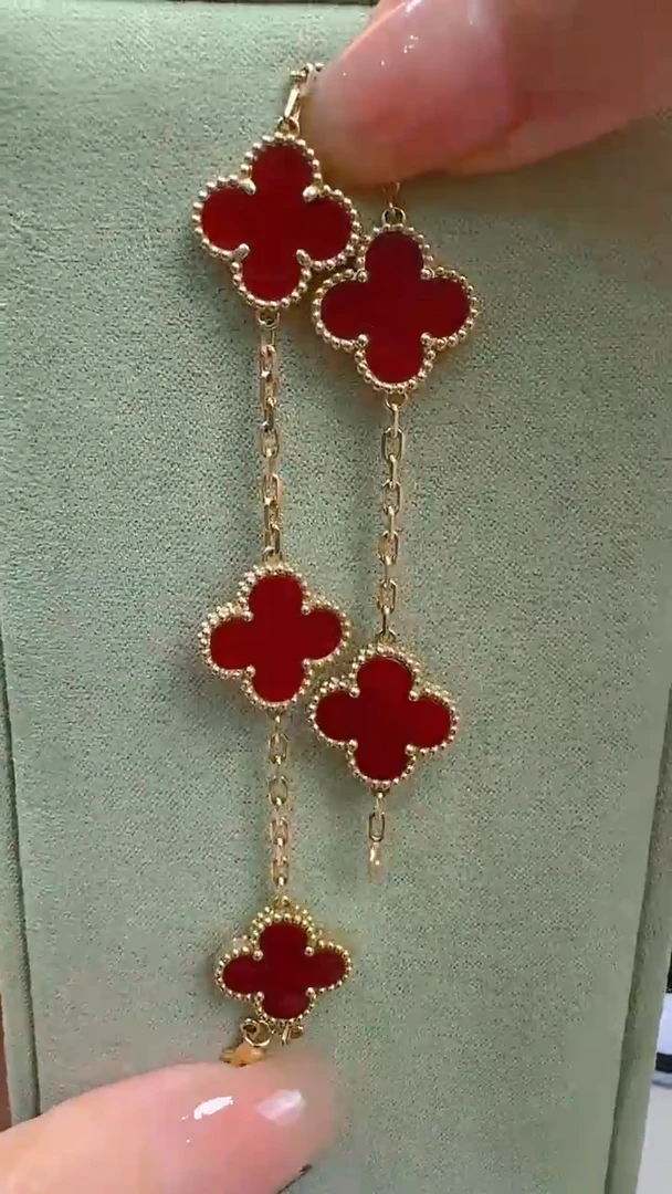 【闪购商品】玛瑙/玉髓手链合金15mmK黄重金版红玛瑙手链