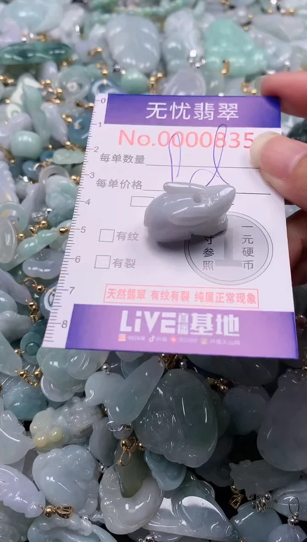 吊坠(不含链)未镶嵌翡翠835
