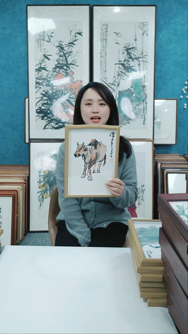 【闪购商品】国画10寸本土老师木质摆台