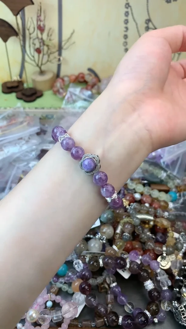 紫晶手链未镶嵌382手串