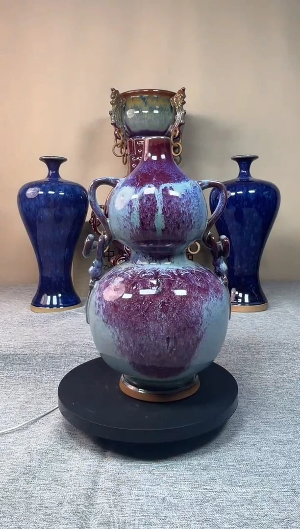摆件神垕钧瓷收藏工艺品