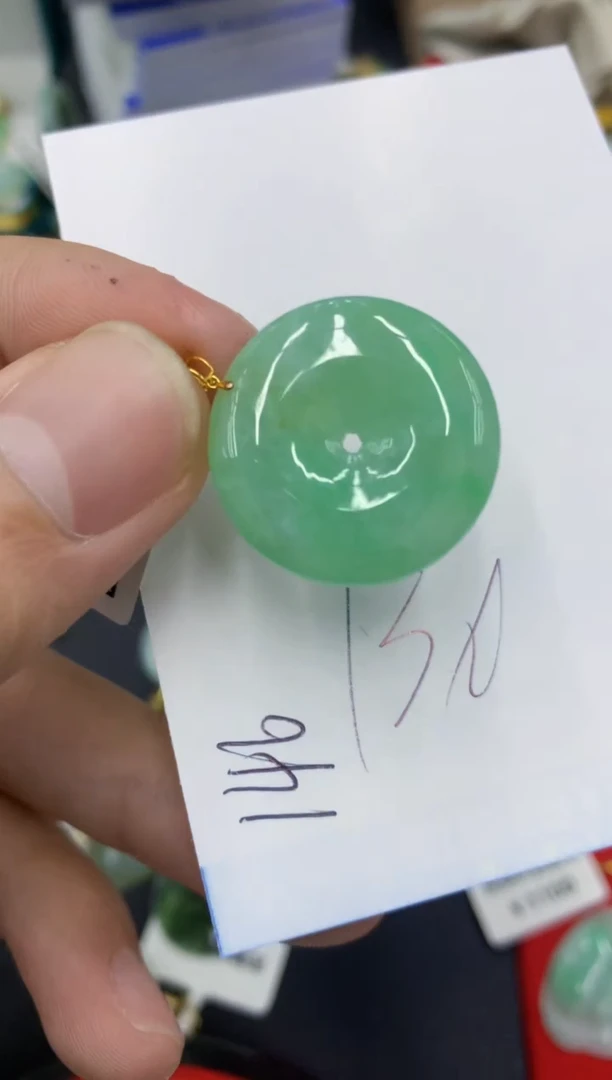 【闪购商品】翡翠颈饰18K金镶嵌号链接1111111111